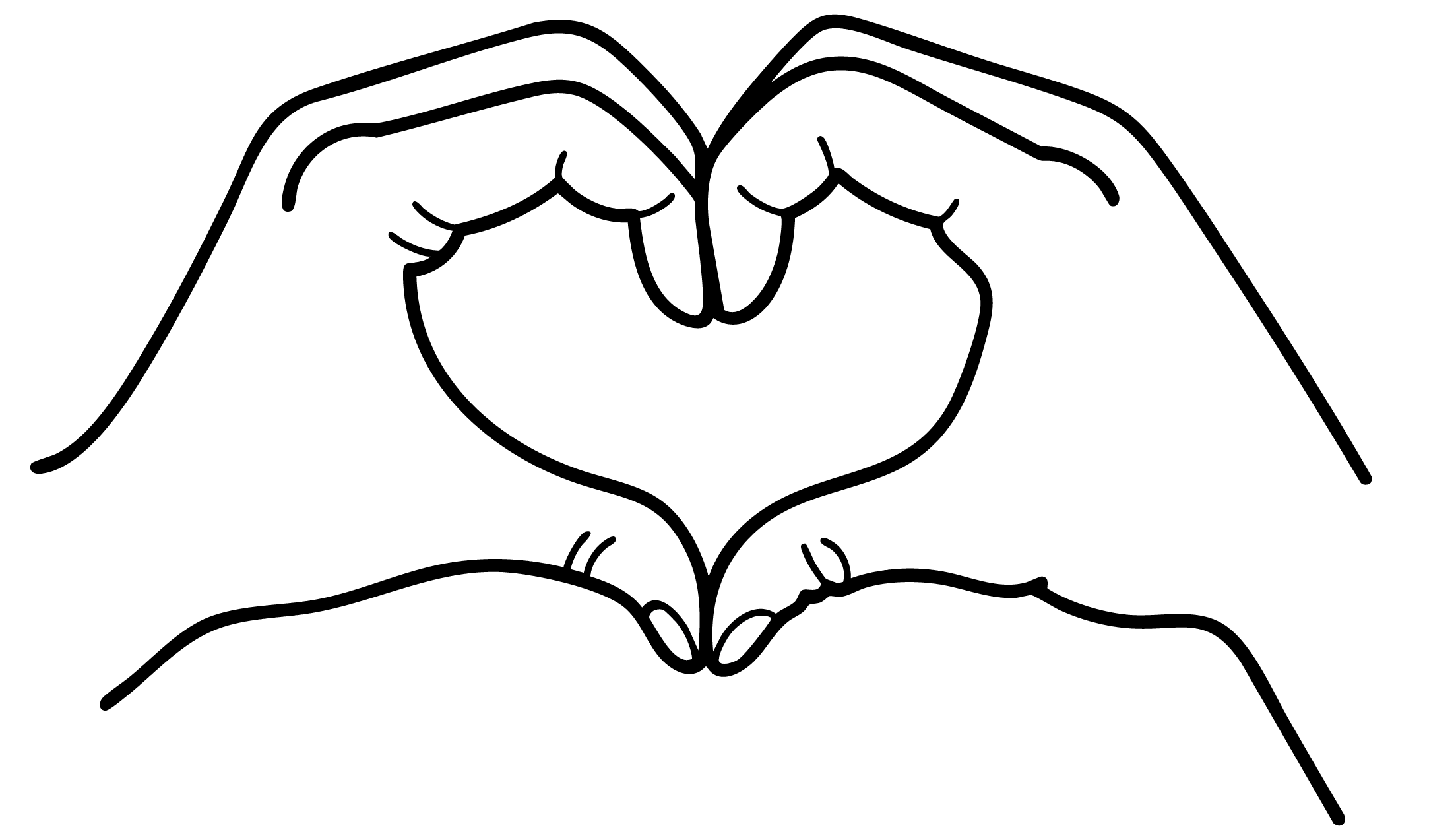 Heart hands icon — Or Both